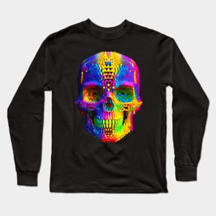 Neon Skull Long Sleeve T-Shirt